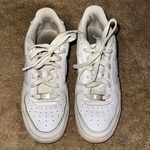 White Nike Air Force Ones